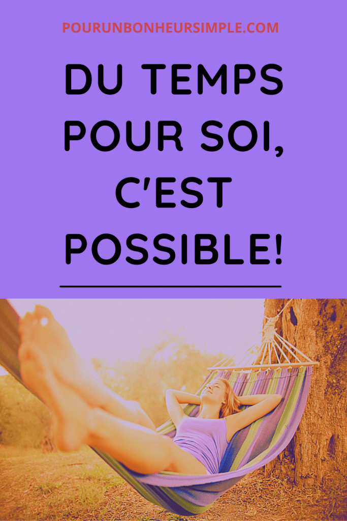 Du temps pour soi, c