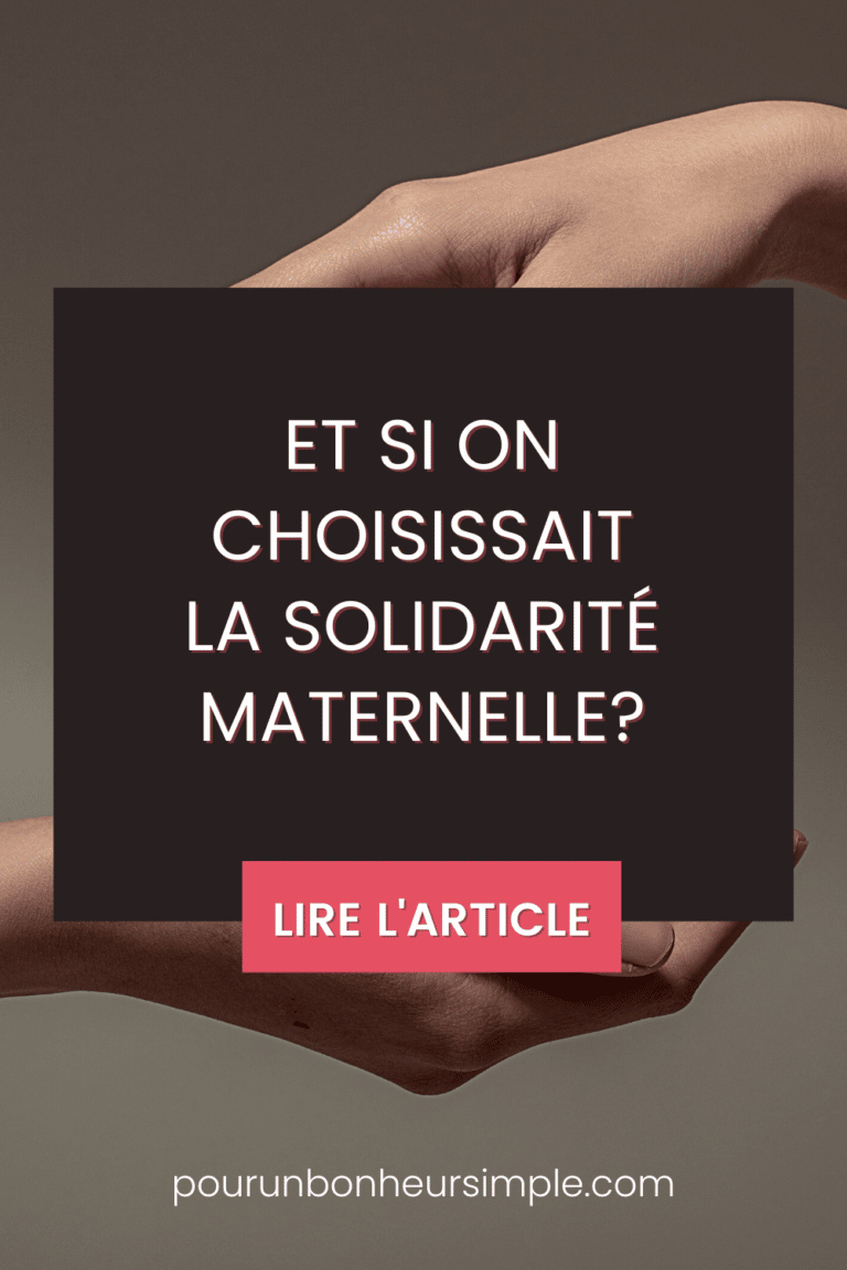 Et Si On Choisissait La Solidarité Maternelle