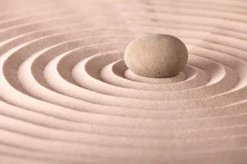 Simple et zen.