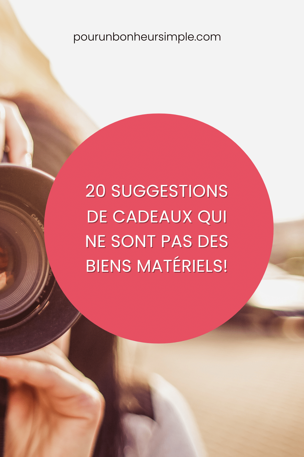 Découvrez 20 suggestions de cadeaux qui ne sont pas des biens matériels. Un article du blog Pour un bonheur simple.