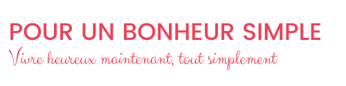 Logo du blog Pour un bonheur simple 2025. tous droits réservés.