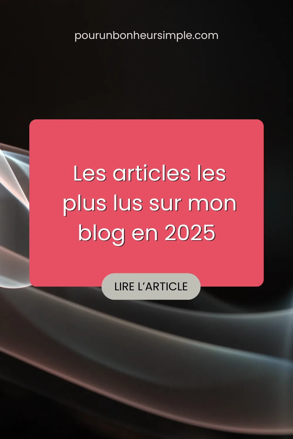 Découvre les articles les plus lus sur mon blog en 2025.